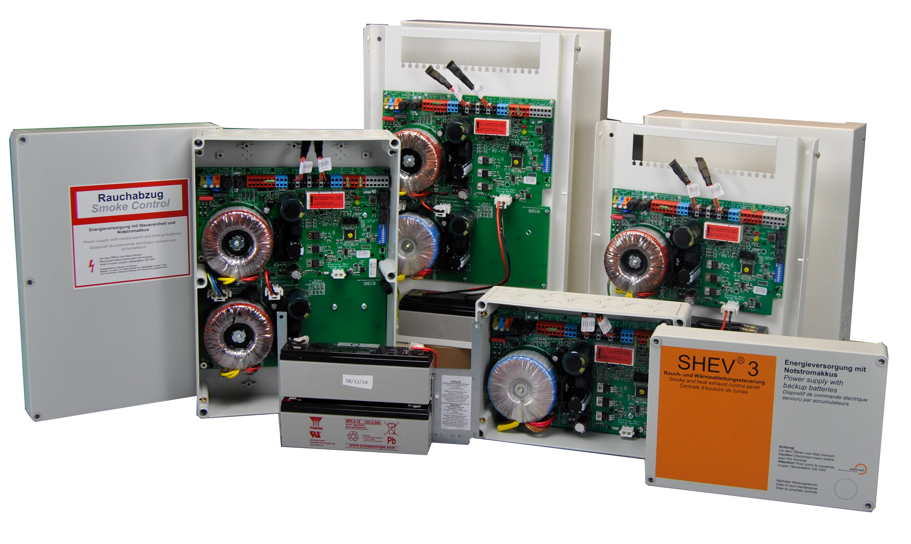 Kompaktzentrale SHEV® nach DIN ISO geprüft und zugelassen